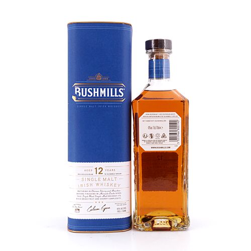 Bushmills 12 Jahre  0,70 Liter/ 40.0% vol Produktbild