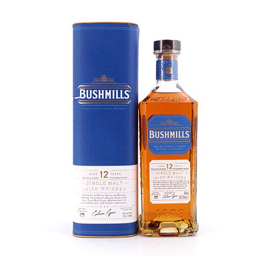 Bushmills 12 Jahre  0,70 Liter/ 40.0% vol Produktbild