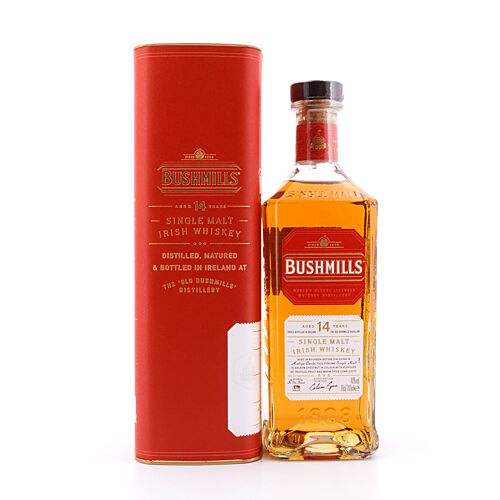 Bushmills 14 Jahre Malaga Cask Finish  0,70 Liter/ 40.0% vol Produktbild