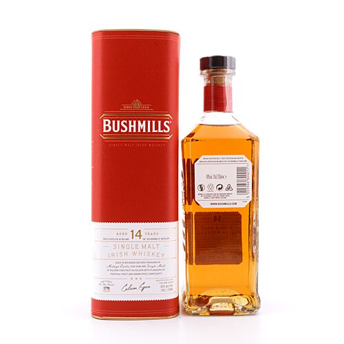 Bushmills 14 Jahre Malaga Cask Finish  0,70 Liter/ 40.0% vol Produktbild