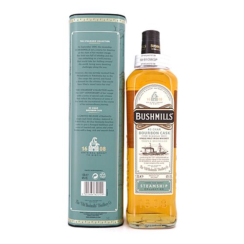 Bushmills The Steamship Bourbon Cask Reserve Collection Literflasche 1 Liter/ 40.0% vol Produktbild