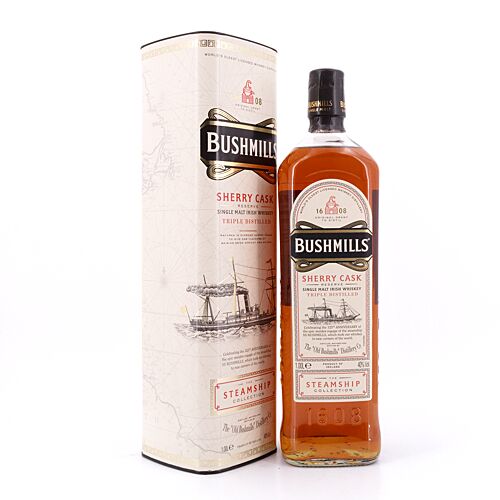 Bushmills The Steamship Sherry Cask Reserve Collection Literflasche 1 Liter/ 40.0% vol Produktbild