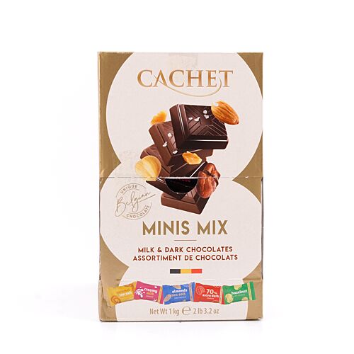 Cachet Minitafeln-Mix aus 5 Sorten 1,00kg ca. 110 Stück einzeln verpackt 1 KG Produktbild