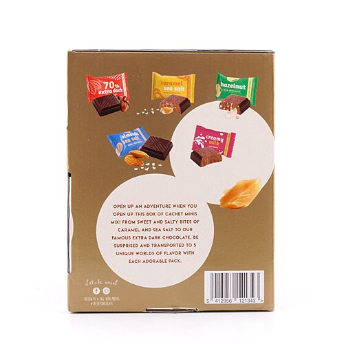 Cachet Minitafeln-Mix aus 5 Sorten 1,00kg ca. 110 Stück einzeln verpackt 1 KG Produktbild