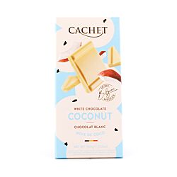 Cachet White Chocolate Coconut Weiße Schokolade mit Kokosnuss Produktbild