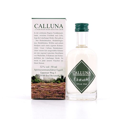 Calluna Lüneburger Heide Kräuter Likör Miniatur 0,050 Liter/ 32.0% vol Produktbild