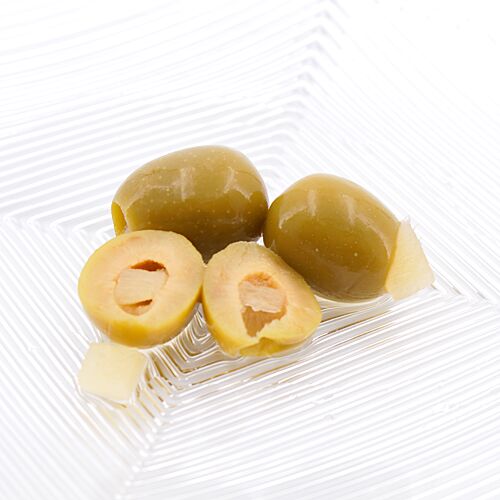 Capirete Gordal grüne Oliven gefüllt mit karamellisierten Ananas  300 Gramm Produktbild