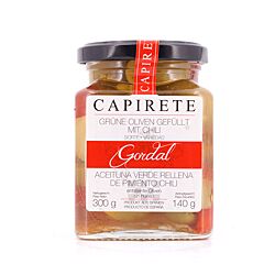 Capirete Gordal grüne Oliven mit Chili 300g Produktbild