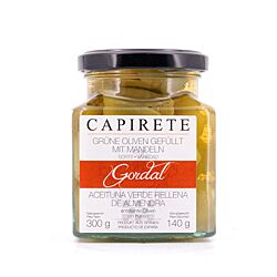 Capirete Gordal grüne Oliven mit Mandeln 300g Produktbild