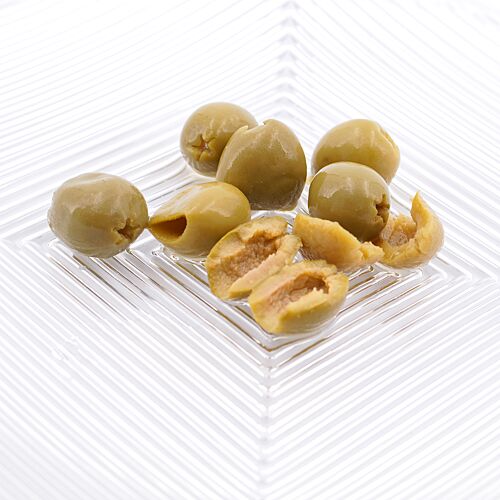 Capirete Manzanilla Oliven grüne Oliven mit Kräutern  300 Gramm Produktbild