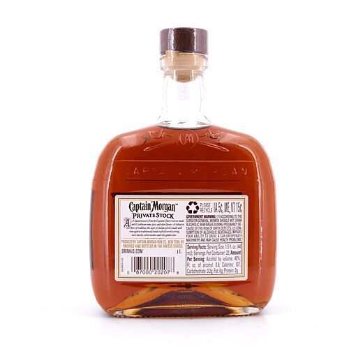 Captain Morgan Private Stock Literflasche 1 Liter/ 40.0% vol Produktbild