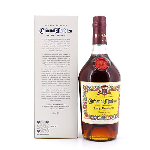 Cardenal Mendoza Solera Gran Reserva  0,70 Liter/ 40.0% vol Produktbild