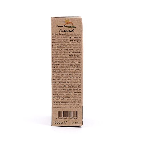 Cascina Belvedere Carnaroli Reis Langkornreis 500 Gramm Produktbild