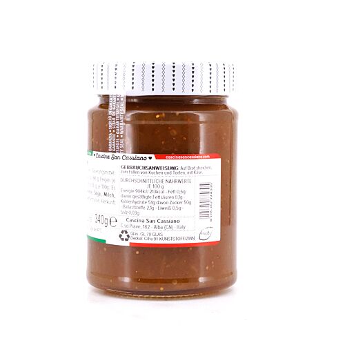 Cascina San Cassiano Confettura Fichi Feigen Konfitüre 340 Gramm Produktbild