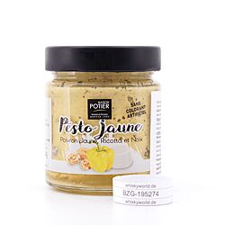 Christian Potier S.A. Pesto jaune Gelbe Pesto-Sauce mit Gelber Pfeffer, Parmesan & Mandel Produktbild