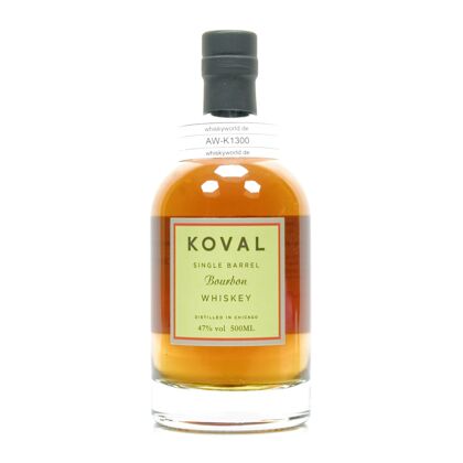 Koval Bourbon Single Barrel Whiskey 0,50 Liter/ 47.0% vol