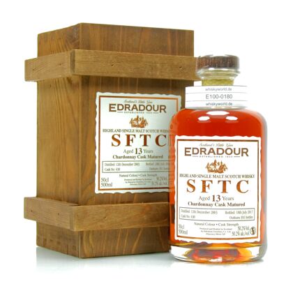 Edradour Straight from the Cask Collection Chardonnay 13 Jahre 0,50 Liter/ 50.2% vol