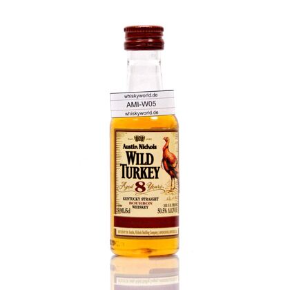 Wild Turkey 8 Jahre PET-Flasche 0,050 Liter/ 50.5% vol