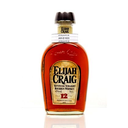 Elijah Craig 12 Jahre Kentucky Straigth Bourbon Whiskey 0,70 Liter/ 47.0% vol