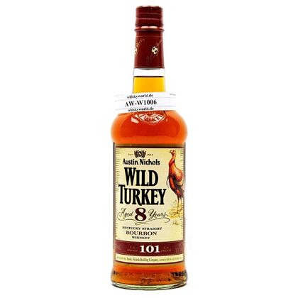 Wild Turkey 8 Jahre 101 Proof Kentucky Straight Bourbon 0,70 Liter/ 50.5% vol