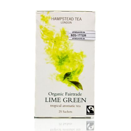 Hampstead Tea BIO Organic Lime Green 25 Teebeutel (Auslaufartikel) 50 Gramm