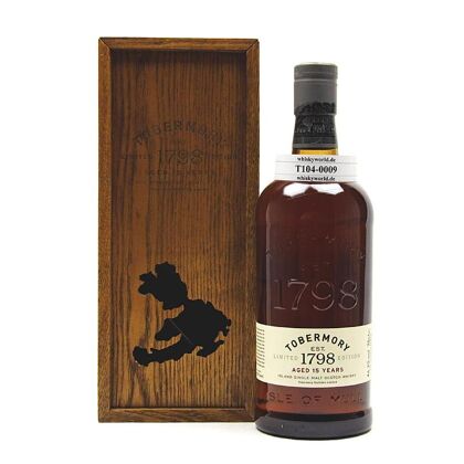 Tobermory 15 Jahre Limited Edition in eleganter Holzbox 0,70 Liter/ 46.3% vol