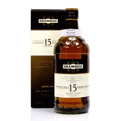 Drambuie 15 Jahre Whisky-Honig-Likör Literflasche 1 Liter/ 43.0% vol