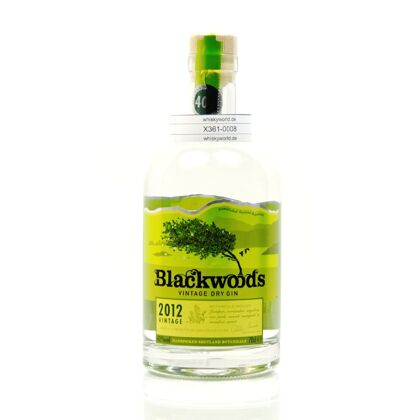 Blackwood's Vintage Dry Gin Jahrgang 2012 0,70 Liter/ 40.0% vol