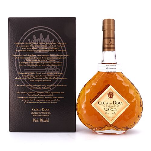 Clés des Ducs V.S.O.P.  0,70 Liter/ 40.0% vol Produktbild