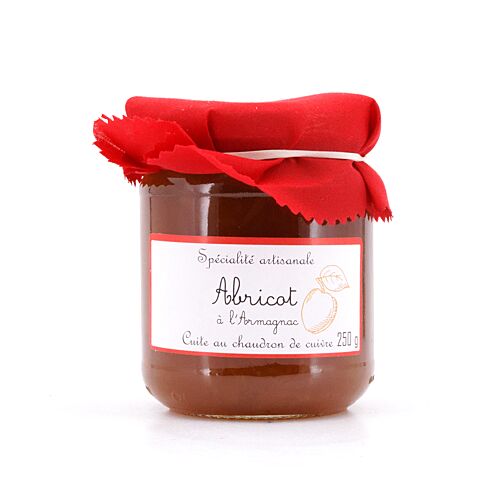 Confiture artisanale Abricot à l´Armagnac Aprikose Aufstrich mit Armagnac 250 Gramm/ 1.0% vol Produktbild