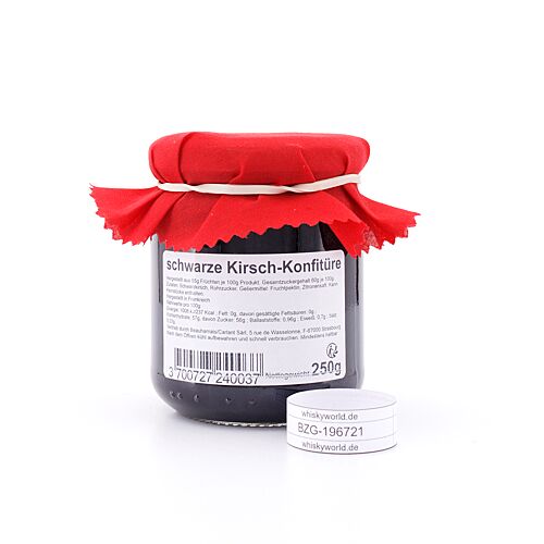 Confiture artisanale Cerise noire Schwarze Kirsch- Konfitüre 250 Gramm Produktbild