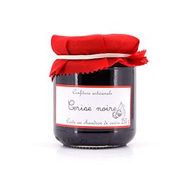 Confiture artisanale Cerise noire Schwarze Kirsch- Konfitüre Produktbild