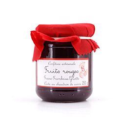 Confiture artisanale Frits rouges 3 rote Früchte: Erdbeer-Himbeer- & Sauerkirsch Konfitüre Produktbild