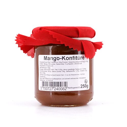 Confiture artisanale Mangue Mango Konfitüre 250 Gramm Produktbild