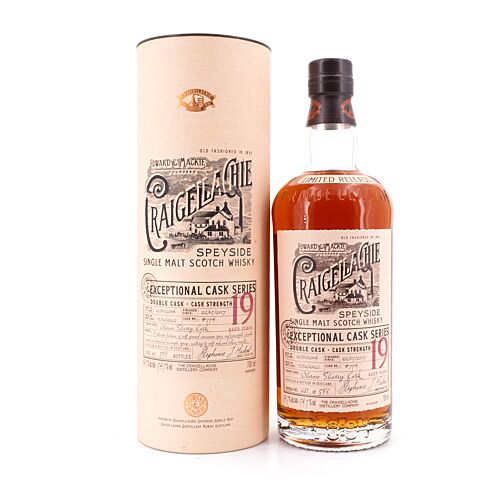 Craigellachie 19 Jahre Exceptional Cask Limited Release 0,70 Liter/ 54.7% vol Produktbild