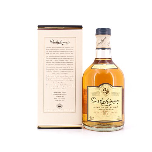 Dalwhinnie 15 Jahre  0,70 Liter/ 43.0% vol Produktbild