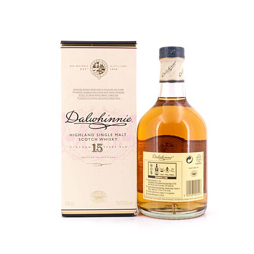 Dalwhinnie 15 Jahre  0,70 Liter/ 43.0% vol Produktbild