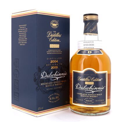 Dalwhinnie Distillers Edition Oloroso Cask finish Jahrgang 2004 0,70 Liter/ 43.0% vol