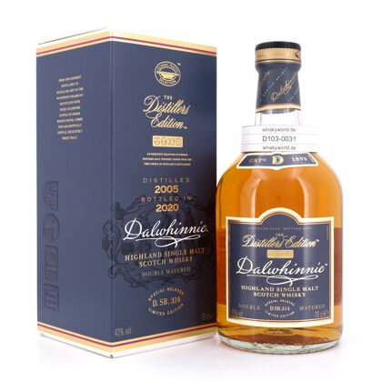 Dalwhinnie Distillers Edition Oloroso Cask finish Jahrgang 2005 0,70 Liter/ 43.0% vol