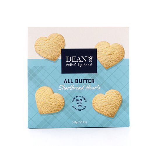 DEAN's All Butter Shortbread Hearts 144 Gramm Produktbild