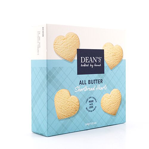 DEAN's All Butter Shortbread Hearts 144 Gramm Produktbild