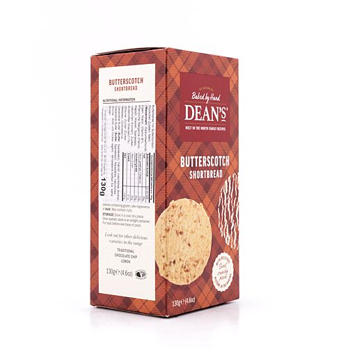DEAN's Butterscotch Shortbread Rounds  130 Gramm Produktbild