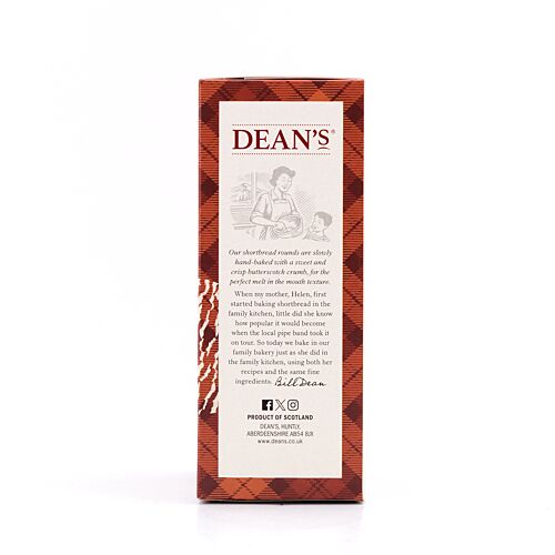 DEAN's Butterscotch Shortbread Rounds  130 Gramm Produktbild