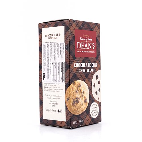 DEAN's Chocolate Chip Shortbread Rounds  130 Gramm Produktbild
