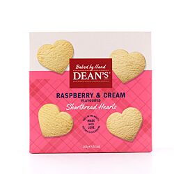 DEAN's Raspberry & Cream Shortbread Hearts  Produktbild