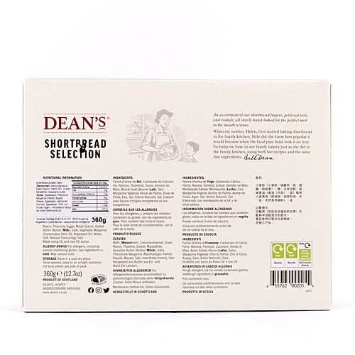 DEAN's Shortbread Selection  360 Gramm Produktbild