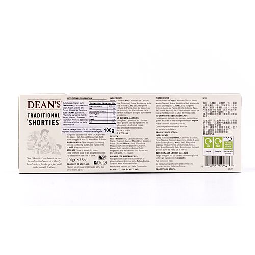 DEAN's Traditional Shorties  100 Glas Produktbild