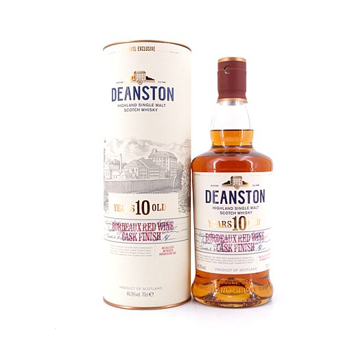 Deanston 10 Jahre Bordeaux Red Wine Cask finish 0,70 Liter/ 46.3% vol Produktbild