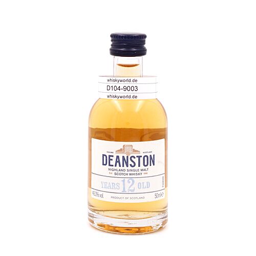 Deanston 12 Jahre Un-chillfiltered Miniatur 0,050 Liter/ 46.3% vol Produktbild