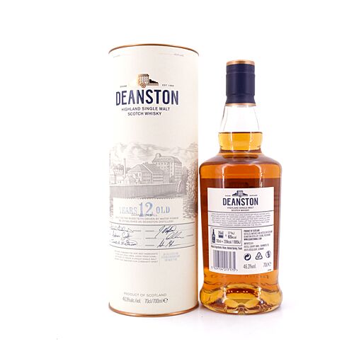 Deanston 12 Jahre Un-chillfiltered  0,70 Liter/ 46.3% vol Produktbild